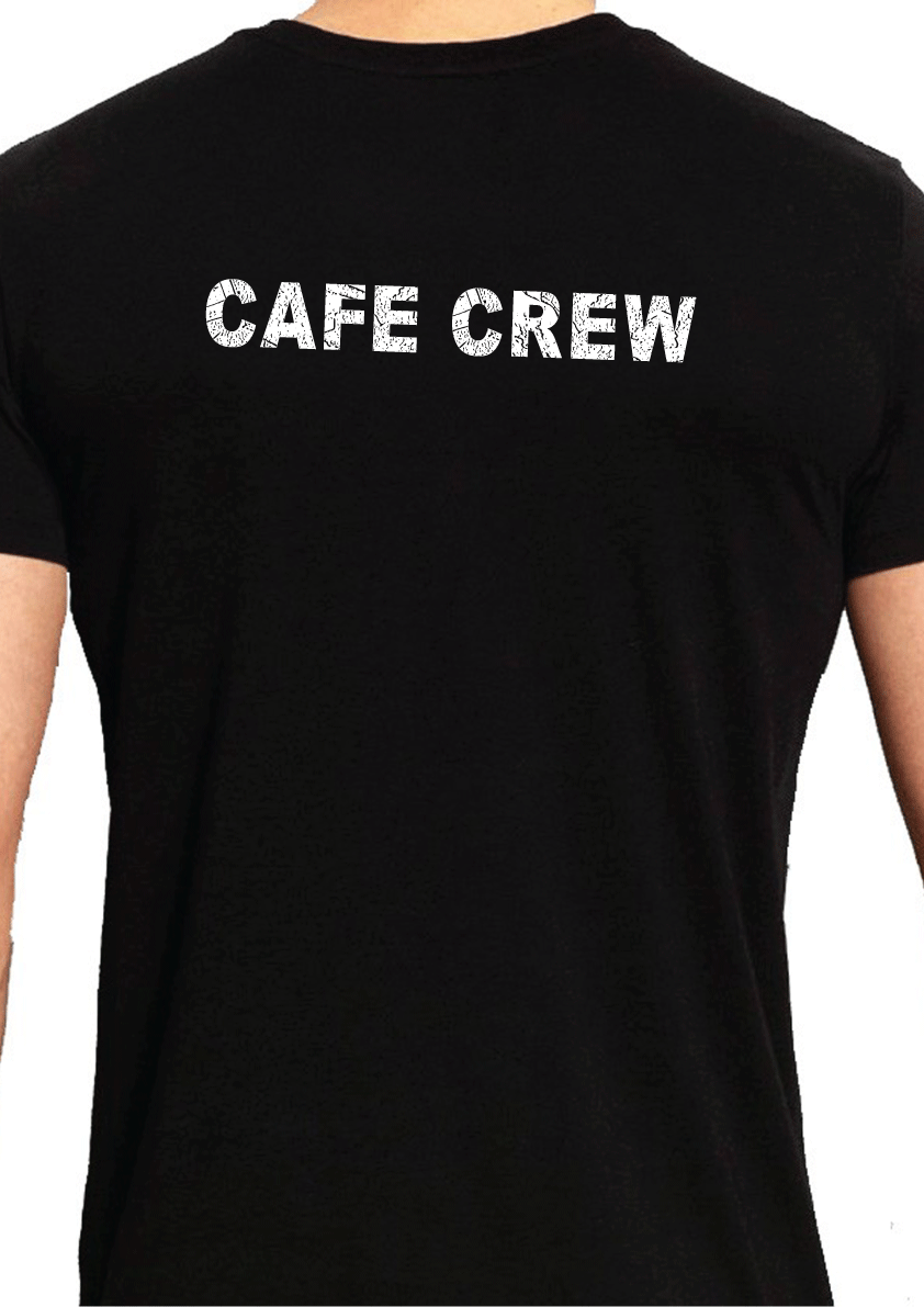 Black Cafe Crew T Shirt